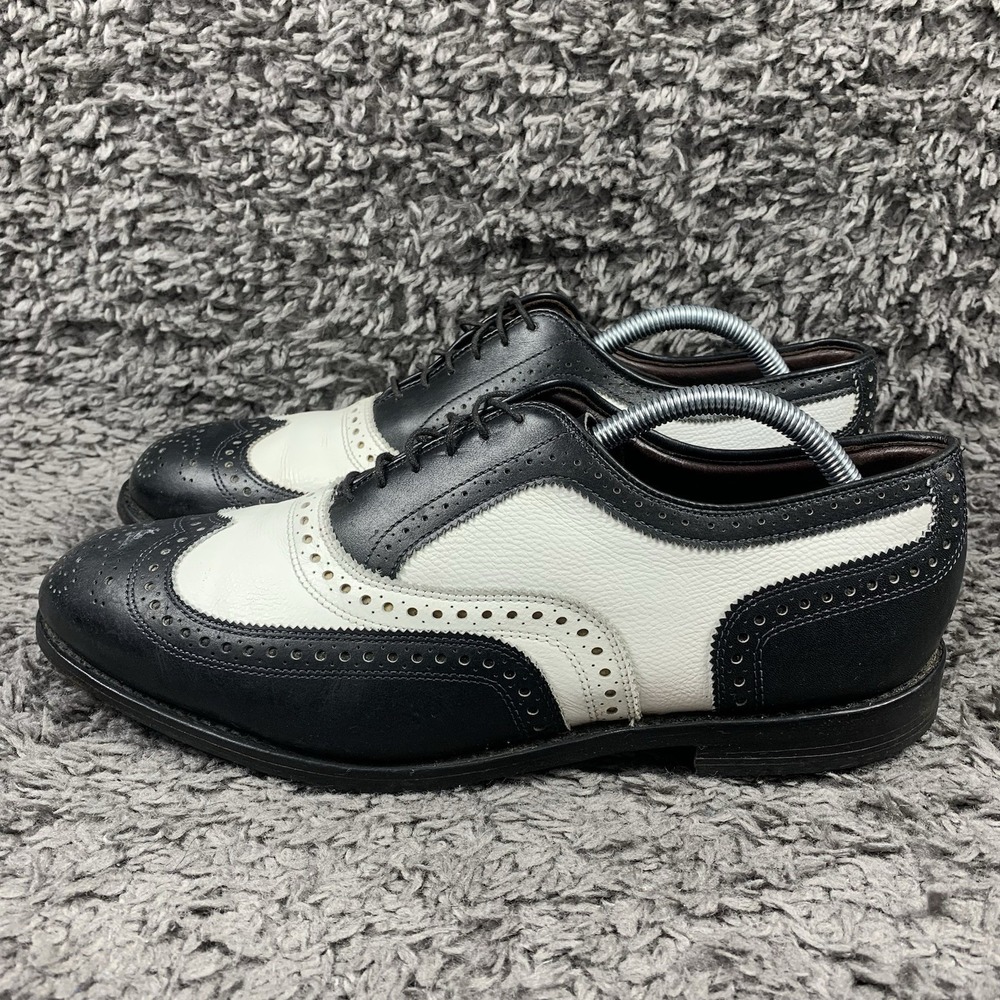 Allen Edmonds Honors Collection Medalist Men's sz 10.5 D Golf Shoes Leather